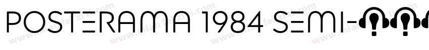 Posterama 1984 Semi字体转换